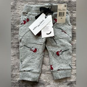NWT Miles the Label Guitar Sweatpants